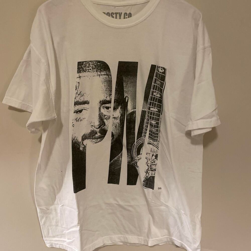 Post Malone white and black graphic tee - Picture 2 of 4